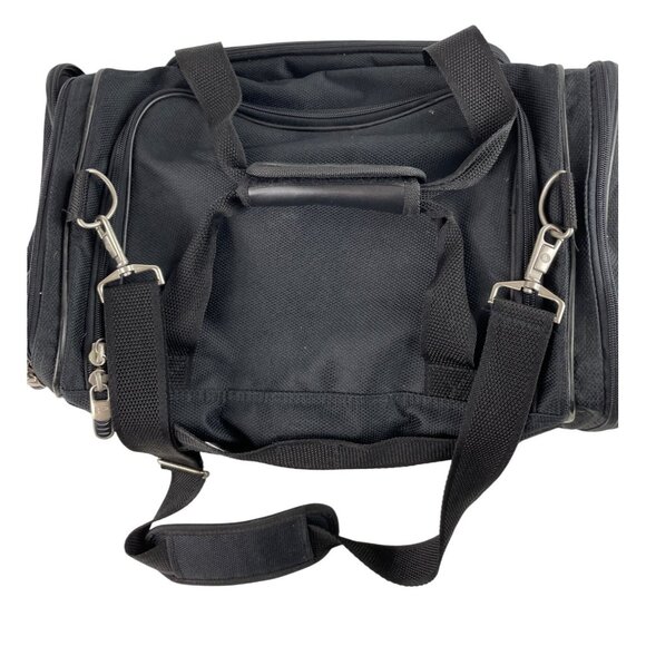 Protege Large Black Collapsible Sport Travel Gym Duffle Bag Shoulder Strap - Picture 6 of 13